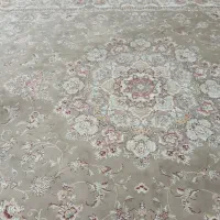 2عددفرش 12متری نگین مشهدگل برجسته خیلی سنگین وزن