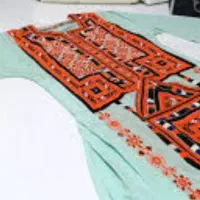 خیاطی لباس زنانه بلوچی، و پلیوار دوزی