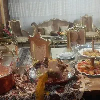 مبل سلطنتی با میز ناهار خوری