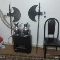 یک جفت پارچ برنجی قدیمی