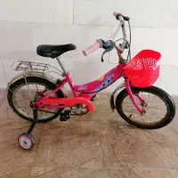 دوچرخه سایز16بچه گانه تمیز سالم