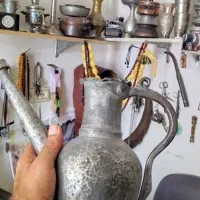 آفتابه وضو مسی قاجاری