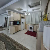 کابینت ام دی آف همراه با گاز و هود و سینک یه لگنه