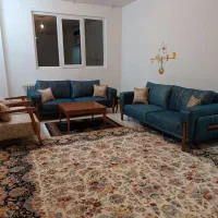 مبل تخت شو ۸نفره درحدنو باجنس پارچه فوق العاده خوب