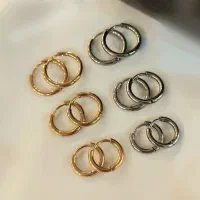گوشواره های حلقه ای استیل