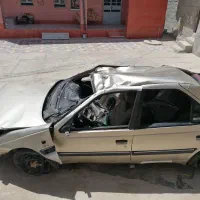 پژو 405 تصادفی