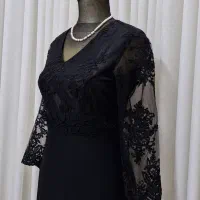 پیراهن مشکی مجلسی سایز ۴۶