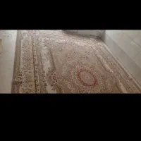 فرش ۱۲ متری کرم قهوه ای کاملا سالم