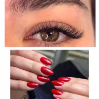 ترمیم ناخن ۳۷۰ کاشت مژه ۶۵۰