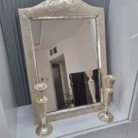 اینه شمعدان نقره