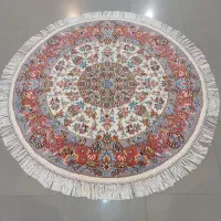 یک تخته دایره ۱/۵*۱/۵ طرح تبریز گل ابریشم