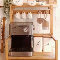نظم دهنده اسپرسو ساز چوب طبیعی