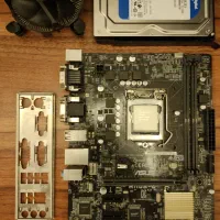 Motherboard Asus H110M-C .CPU Corei5 6400 .HDD1TB