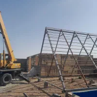 جوشکاری واجرای سقف الاچیق