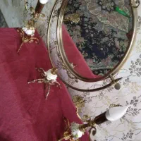 اینه شمعدان عتیقه