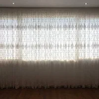 پرده تور قیطان دوزی شده ترک