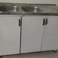 سینگ و کاببنت ظرفشویی فلزی سالم