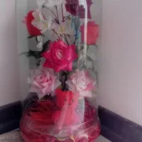 گلدان شیشه ای بزرگ