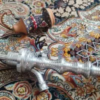 تنه قلیان قدیمی برنجی سنگین