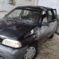 پراید تصادفی مدل 87کم ضربه