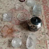 تفدادی لوارم لوکس پدیرایی کریستال قدیمی و...