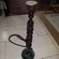 قلیان چوب سرخه دار بزرگ