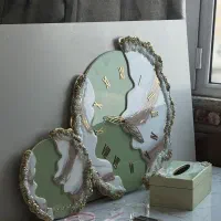 تابلو قرآنی،تابلو گل جاودان،ساعت رزینی