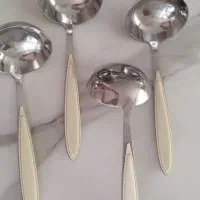 ملاقه دسته طرح چرم