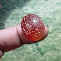 انگشتر عقیق مهره