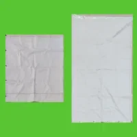 چادر برزنتی اصل سفید دور دوزی شده 2.8 در 3.5 متر