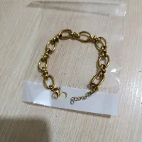 دستبند رنگ طلایی ثابت