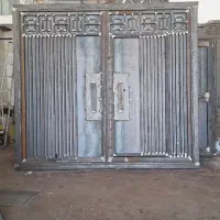 درب لاکچری لوکس مدل باغی طرحدار حیاطی پنجره ویلا