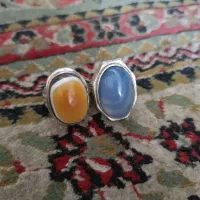 سه عدد انگشتر نقره رکاب دست ساز کهنه