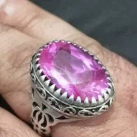 انگشتر یاقوت پوست پیازی معدنی
