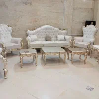 مبلمان کلاسیک نایس ورق طلا