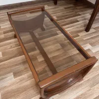 میز جلوی مبل چوب کاملاطبیعی ۱۱۰ سانت
