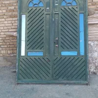 درب حیاط وزن 220کیلو در اندازه 1/70در2/30