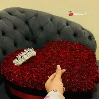 دسته گل روبانی
