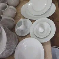 سرویس 24نفره زرین سفید ساده