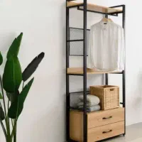 رگال لباس کمد طبقه شلف  دراور رگال