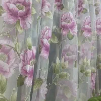 پرده حریر.بالکن.پانچ