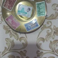 ۳ عدد دیوارکوب برنجی تمبر شاهی قدیمی وعتیقه