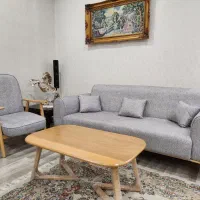 مبل نیم ست راحتی، با میز جلومبلی