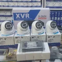 پک کامل ۵ دوربین مداربسته با تجهیزات+۱۰۰ متر کابل