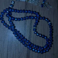 تسبیح کریستالی آبی