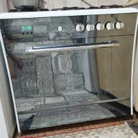 گاز کاملا سالم و پرده لوستر گنجه