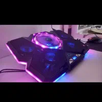 پایه خنک کننده لپ تاپ و تپلت کول کلد مدل K44-RGB