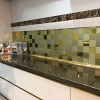 تایل‌ بین کابینتی نسوز خود چسب دار استیل