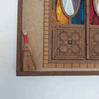 جاکلیدی|آینه|مشهد, طلاب|دیوار