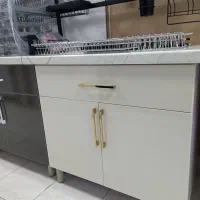 کابینت زیرگازی کرم نباتی پاکچوب